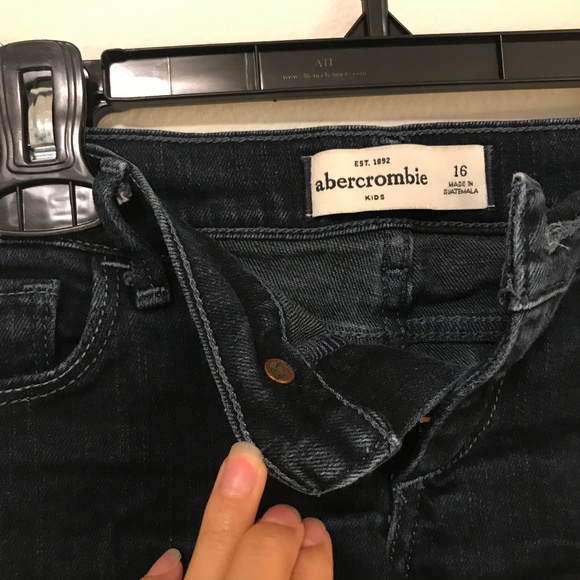 Abercrombie Dark Wash Shorts - Picture 2 of 3